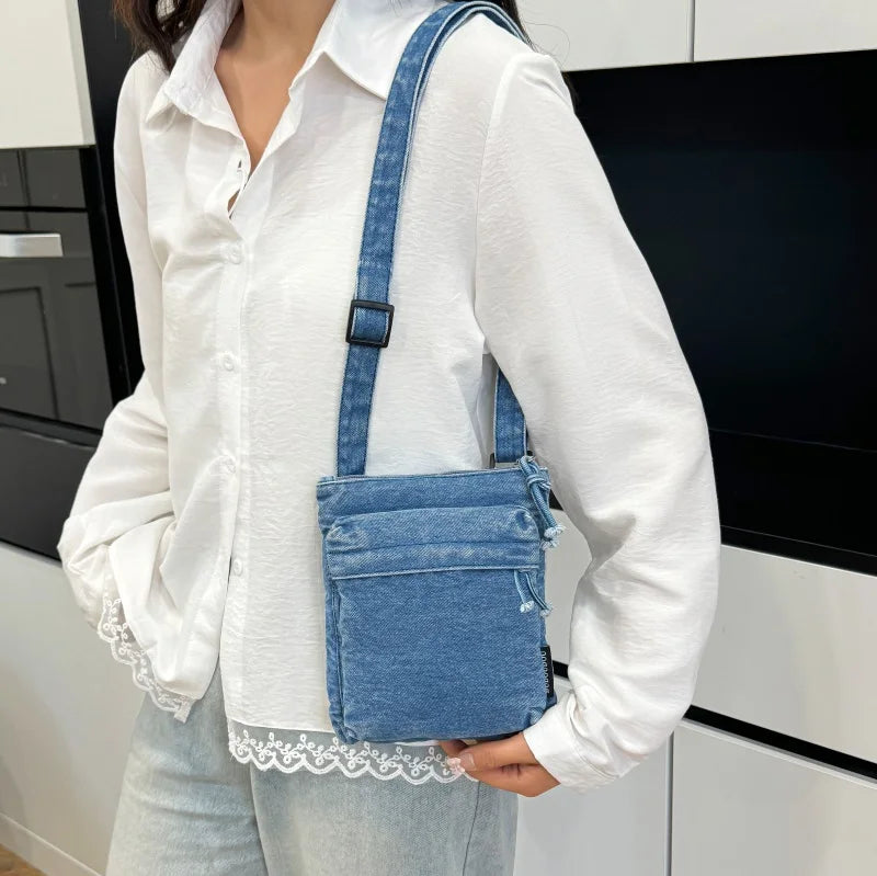 Women’s Denim Shoulder Bag – 2025 Lightweight Crossbody Tote